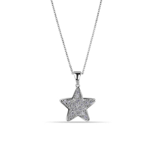 Lhp001549 Sterling Star Necklace