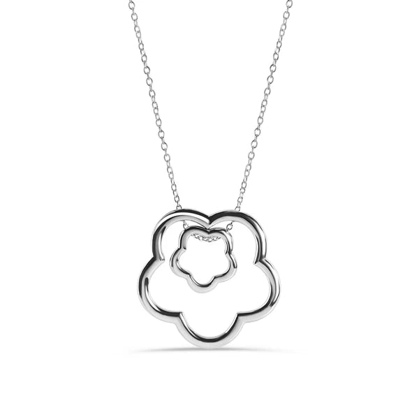 Lhn00155 Sterling Silver Flower Cut out