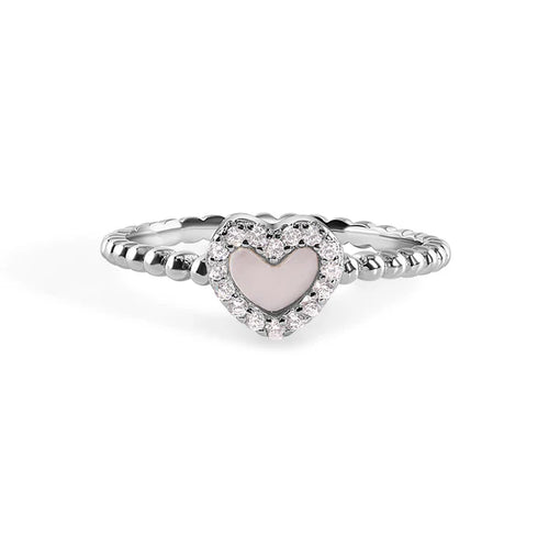 Lhr901172 *Sterling Silver Heart Cz Ring
