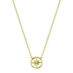 Lhp01774 Sterling Silver Necklace Star