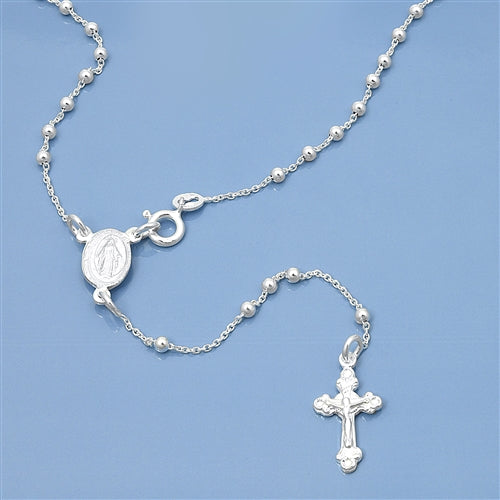 Lhn100249 Sterling Silver Italian Rosary
