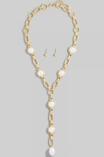 Load image into Gallery viewer, Lhn101079 Fashion Necklace Y Drop Tortoise/white