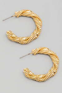 Lhe102569 Fashion Hoop Gold Earring