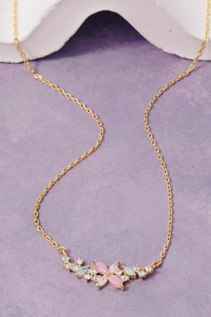 Lhn102959 Fashion Flower Necklace