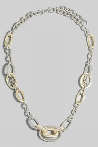 Lhn11499 Fashion Necklace 2 Tone