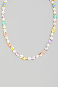 Lhn9115 Fashion Necklace Multi Flower 3 Available colors