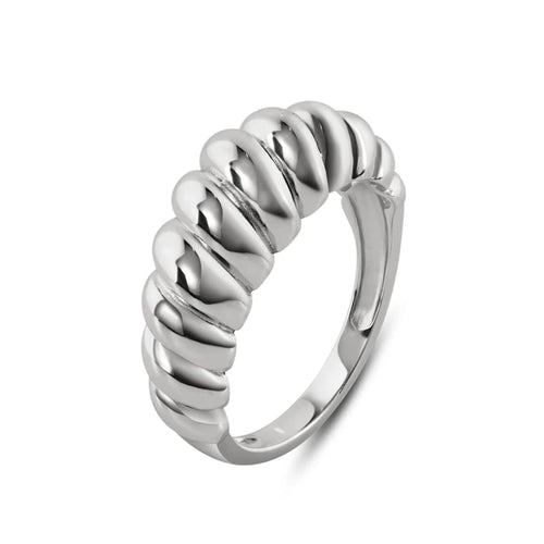 Lhr11659* Sterling Silver Band Ring