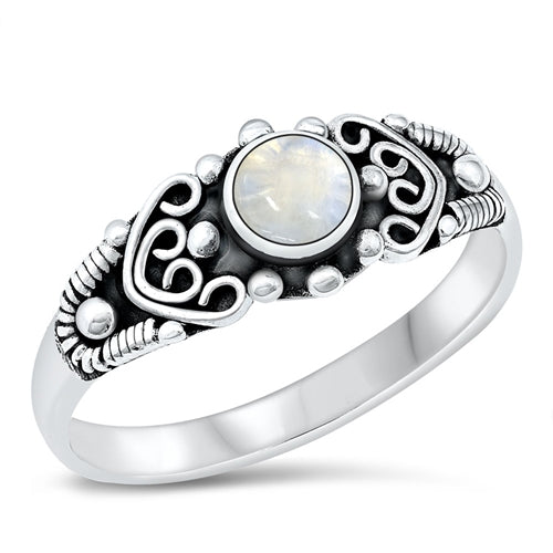 Lhr1307569 Sterling Silver Ring Opal Stone
