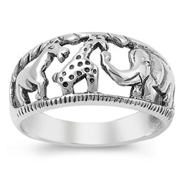 Lhr1412049 Sterling Silver Animal Ring