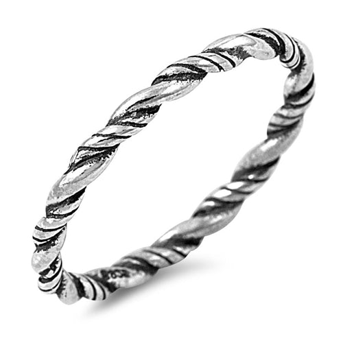 Lhr1421239  Sterling Silver Ring Bali Twist