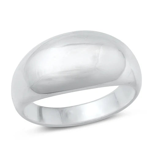 Lhr145246 Sterling Silver Dome Ring