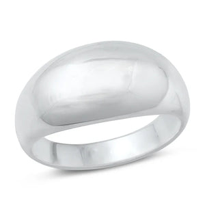 Lhr145246 Sterling Silver Dome Ring