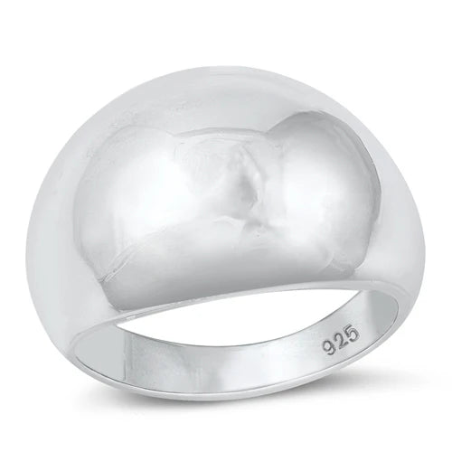 Lhr1452479 Sterling Silver Dome Ring