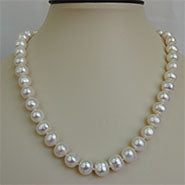 Lhpns002 White Cultured Fresh Water Pearl Sterling Silver Clasp