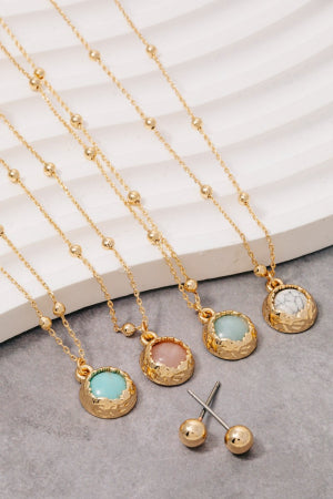 Lhn158219 Fashion Necklace Colorful  4 colors