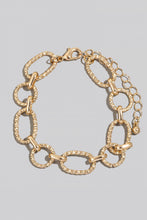 Load image into Gallery viewer, Lhb92039 Fashion Link Rhinestone Bracelet Gold/Silver