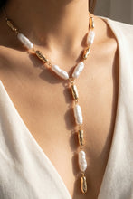 Load image into Gallery viewer, Lhn21479 Fashion Y  Pearl Bead Necklace