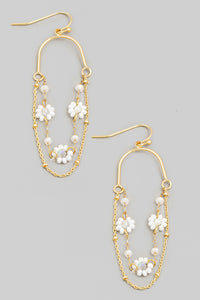 Lhe94218 Fashion Flower Earring Drop