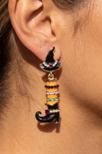 Load image into Gallery viewer, Lhe30129 Bring in HALLOWEEN Fashion Earring Witches Hat &amp; Shoe