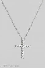Load image into Gallery viewer, Lhn925230 Fashion Cz Cross Necklace 2 colors silver/gold