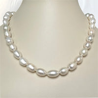 Lhpn177 Pearl Necklace Sterling Silver Clasp