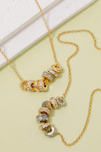 Load image into Gallery viewer, Lhn29919 Fashion Necklace Rings Silver &amp; Gold Rhinestones