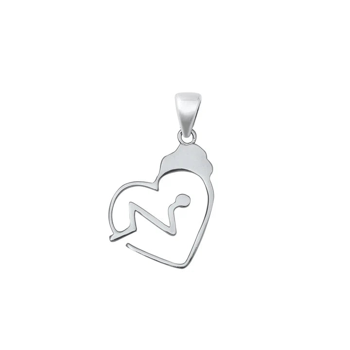 Lhn3185769 Sterling Silver  Nurse Heart Life Line
