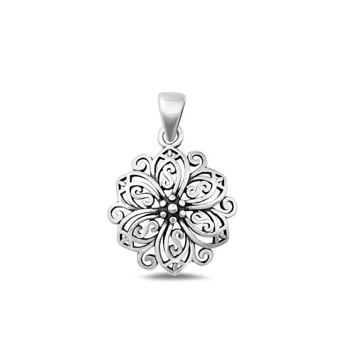 Lhp3491619 Sterling Silver Flower Plus Chain