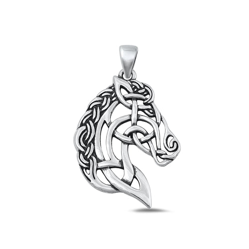 Lhp9349206 Sterling Silver Horse Pendant