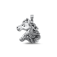 Lhp349207 Sterling Silver Horse Pendant