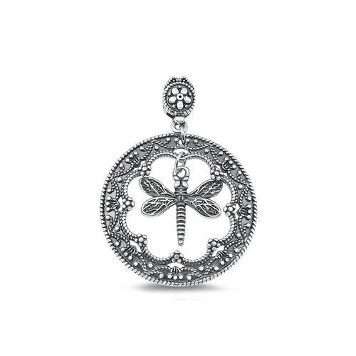 Lhp34921499 Sterling Silver Dragon Pendant  Plus Chain