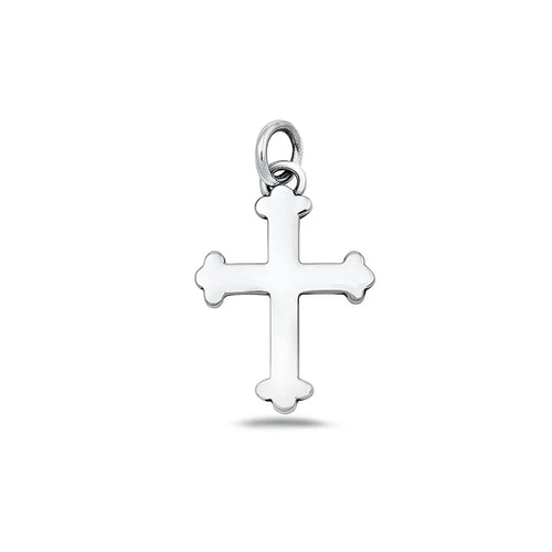 Lhp3494669 Sterling Silver Plain Cross + Chain