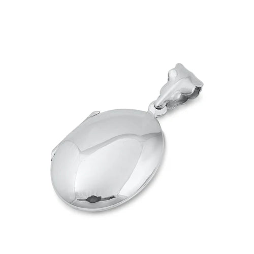 Lhp3701729 Sterling Silver Locket Plus Chain 18''-20''