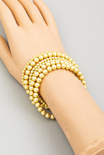 Load image into Gallery viewer, Lhb950639-$19.00  Fashion Bracelet Multi Gold Beads