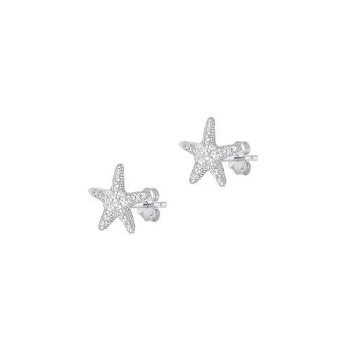 Lhe4115629 Sterling Silver Star Cz Earring