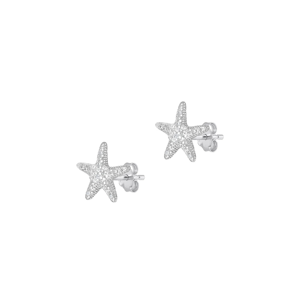 Lhe4115629 Sterling Silver Star Cz Earring