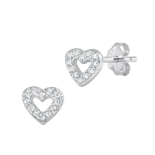 Lhe4116699 Sterling Silver Heart Earring