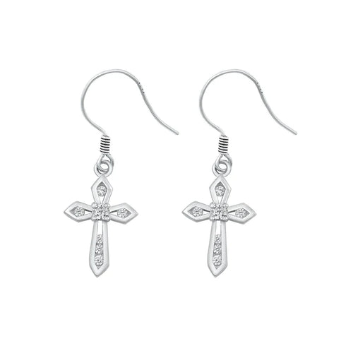 Lhe4117269 Sterling Silver Cross Earring