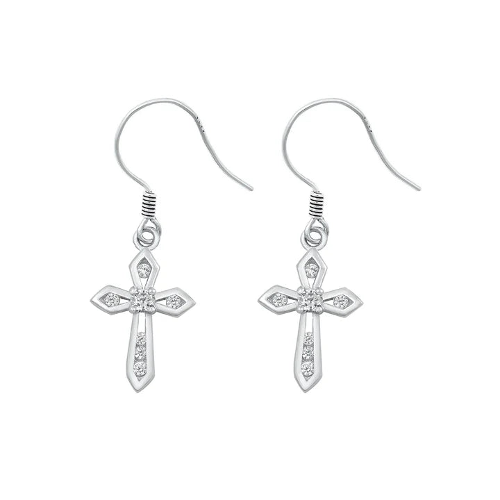 Lhe4117269 Sterling Silver Cross Earring