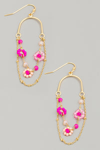 Lhe94218 Fashion Flower Earring Drop