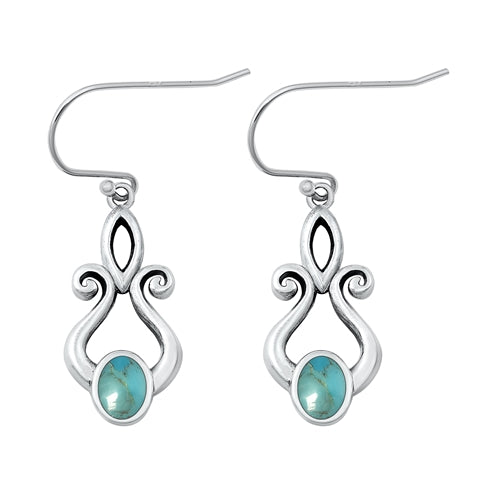 Lhe0430829  Sterling Silver Earring Turquoise