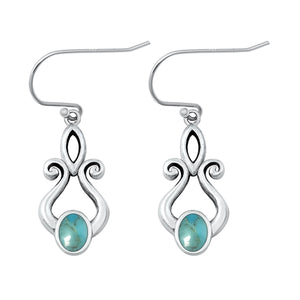 Lhe0430829  Sterling Silver Earring Turquoise