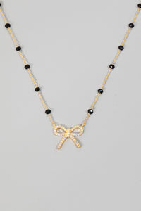 lhn43609 Fashion Necklace Bow