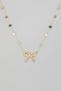 lhn43609 Fashion Necklace Bow