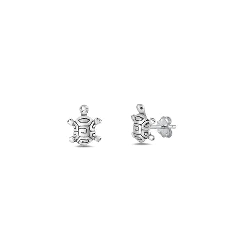 Lhe4424519 Sterling Silver Turtle Earring