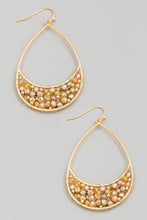 Load image into Gallery viewer, Lhe94558 Fashion Earring Beaded Hoop