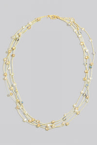 Lhn4739 Fashion Necklace Layered Facetted beads