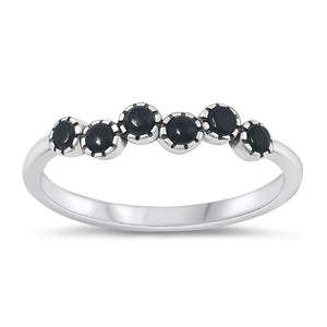 Lhr1511419 Sterling Silver Black Onyx Ring