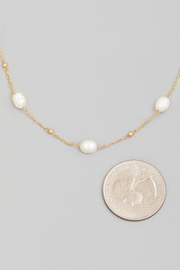 Lhn94352 Fashion Necklace Pearl Beaded