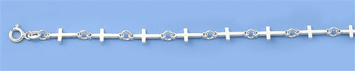 Lhb5383319 Sterling Silver Bracelet Multi Cross